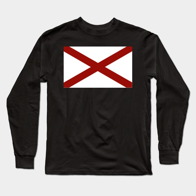 Flag - Alabama wo Txt Long Sleeve T-Shirt by twix123844